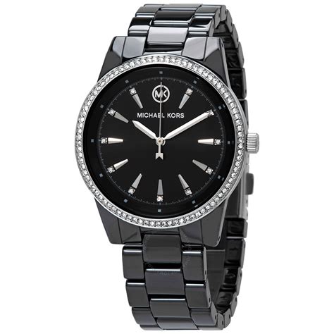 michael kors ritz watch black